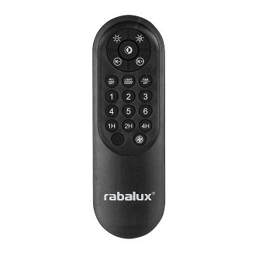 Rabalux - Plafonnier LED à intensité variable avec ventilateur LED/35W/230V 3000-6000K + télécommande