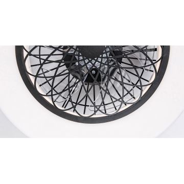 Rabalux - Plafonnier LED à intensité variable avec ventilateur LED/35W/230V 3000-6000K + télécommande