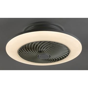 Rabalux - Plafonnier LED à intensité variable avec ventilateur DALFON LED/36W/230V 3000-6000K + télécommande