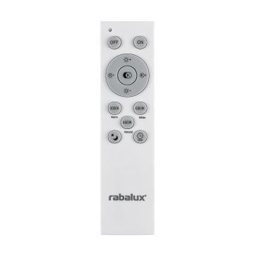 Rabalux - Suspension filaire à intensité variable LED/60W/230V 3000-6000K noir + télécommande