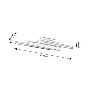 Rabalux - Plafonnier LED/18W/230V 3000/4000K