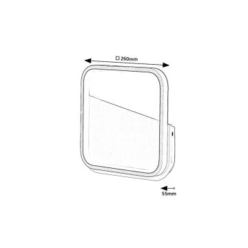 Rabalux - Applique murale LED/13W/230V 4000K noir