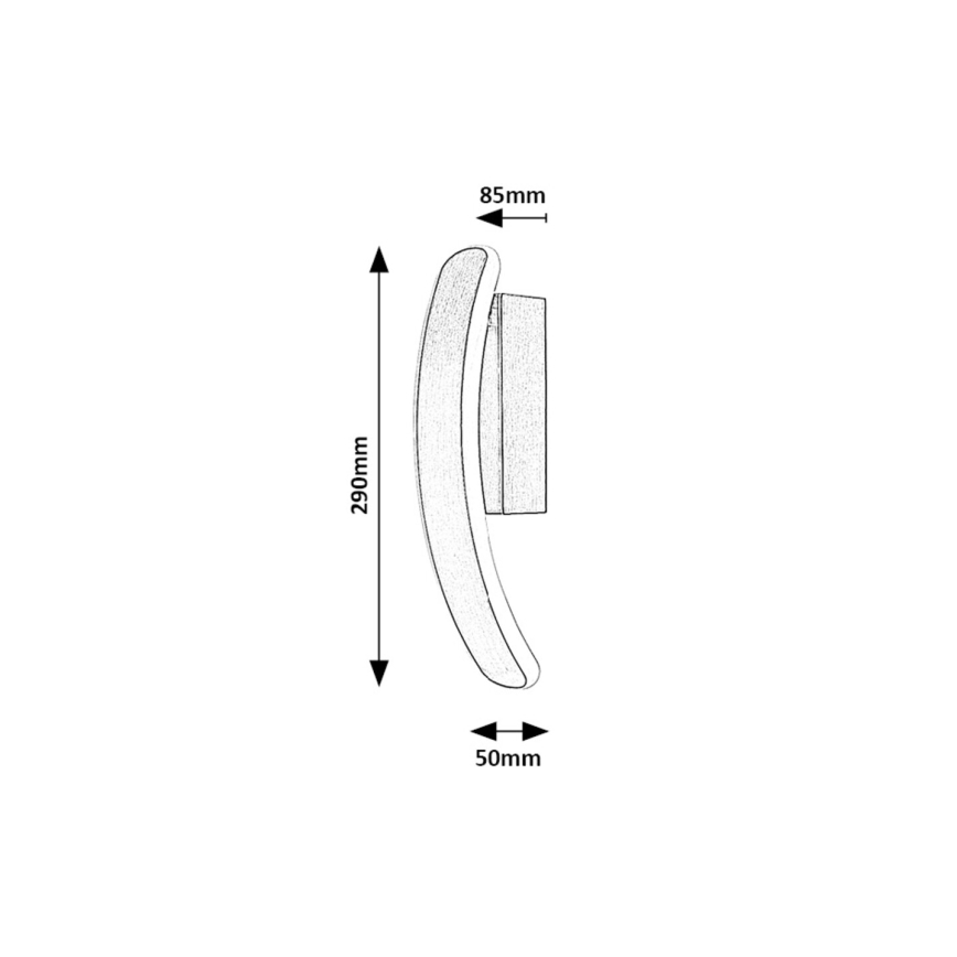 Rabalux - Applique murale LED/12W/230V