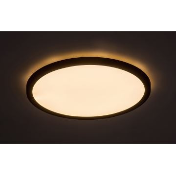 Rabalux - Plafonnier LED/24W/230V 3000/4000/6000K d. 29 cm noir