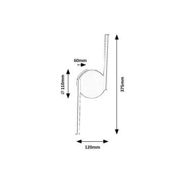 Rabalux - Applique murale LED LED/8W/230V 4000K