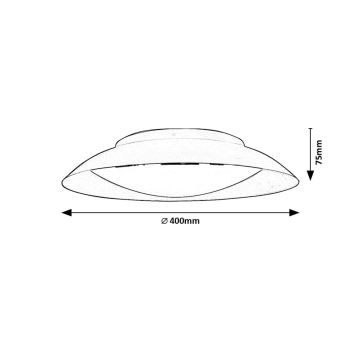 Rabalux - Plafonnier LED/24W/230V 3000K d. 40 cm