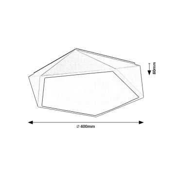 Rabalux - Plafonnier LED/30W/230V 3000K