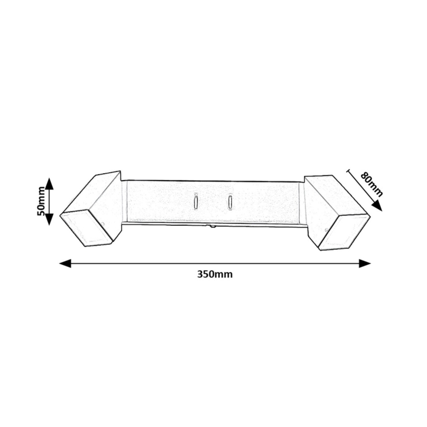 Rabalux - Applique murale 2xLED/4W/230V 3000K