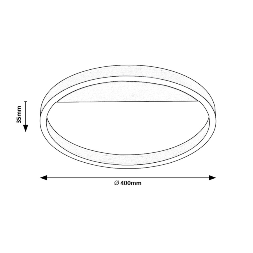 Rabalux - Plafonnier LED/20W/230V doré