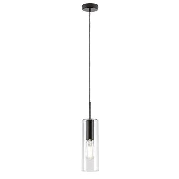 Rabalux - Suspension filaire 1xE27/40W/230V transparent/noir