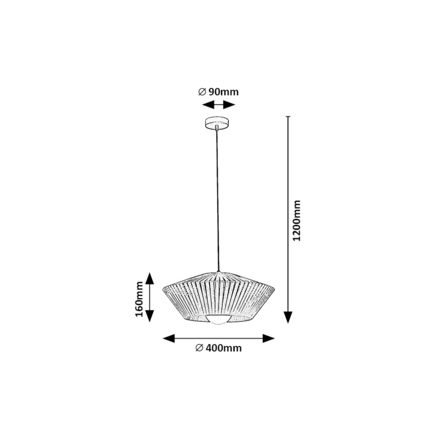 Rabalux - Suspension filaire 1xE27/6W/230V