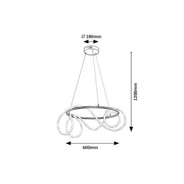 Rabalux - Suspension filaire LED/54W/230V