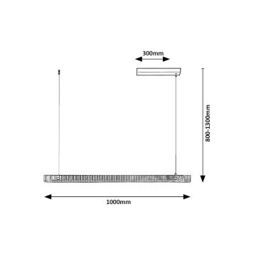 Rabalux - Suspension filaire LED/36W/230V 3000K