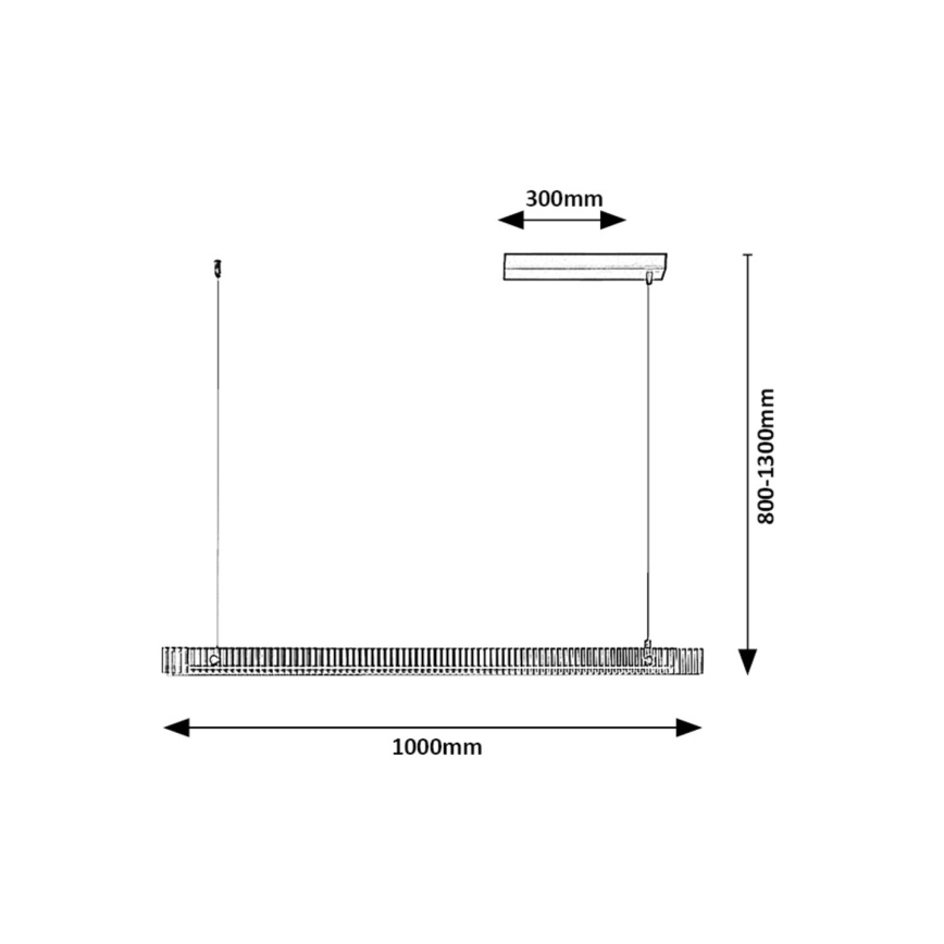 Rabalux - Suspension filaire LED/36W/230V 3000K