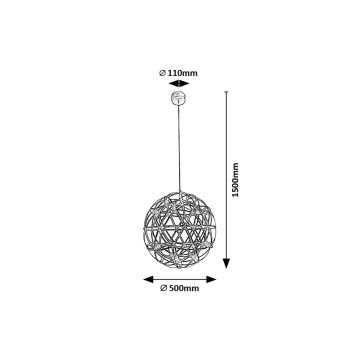 Rabalux - Suspension filaire LED/16W/230V 3000K chrome