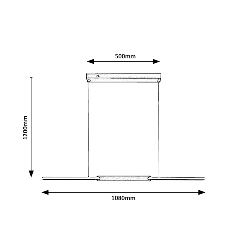 Rabalux - Suspension filaire LED/36W/230V 3000K/4000K