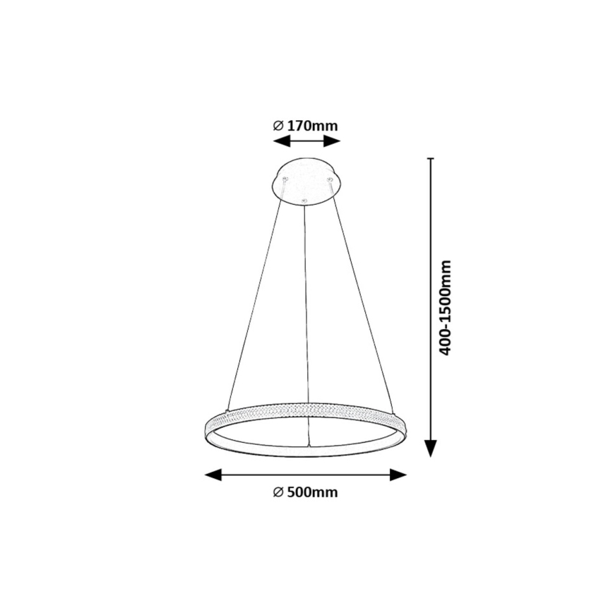 Rabalux - Suspension filaire LED/32W/230V 3000K