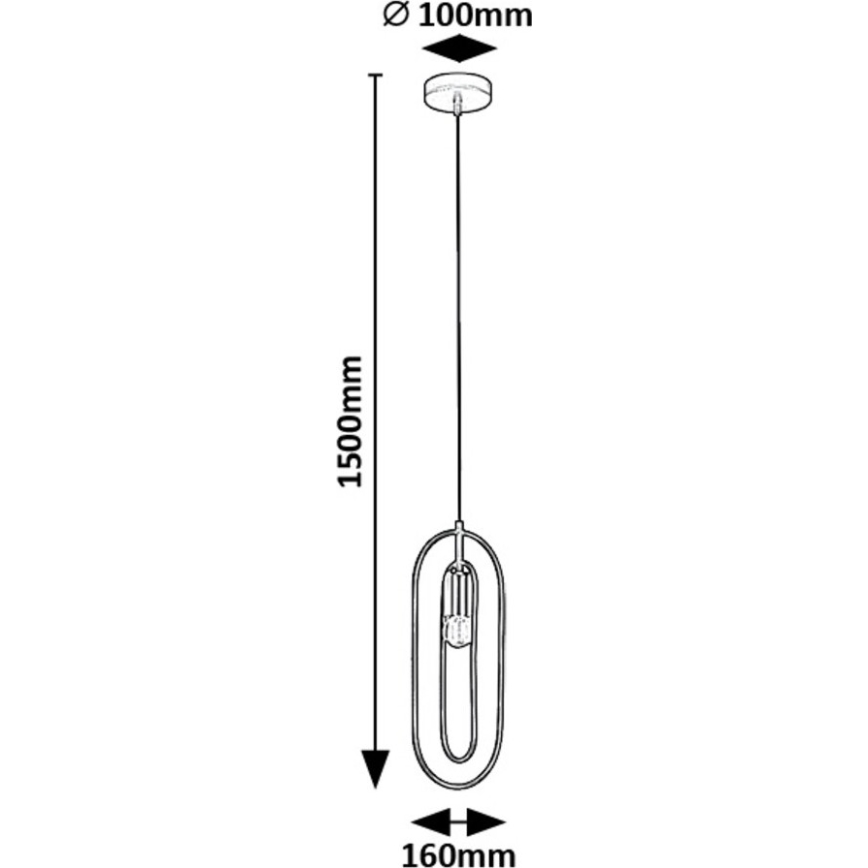 Rabalux - Suspension filaire 1xE27/40W/230V