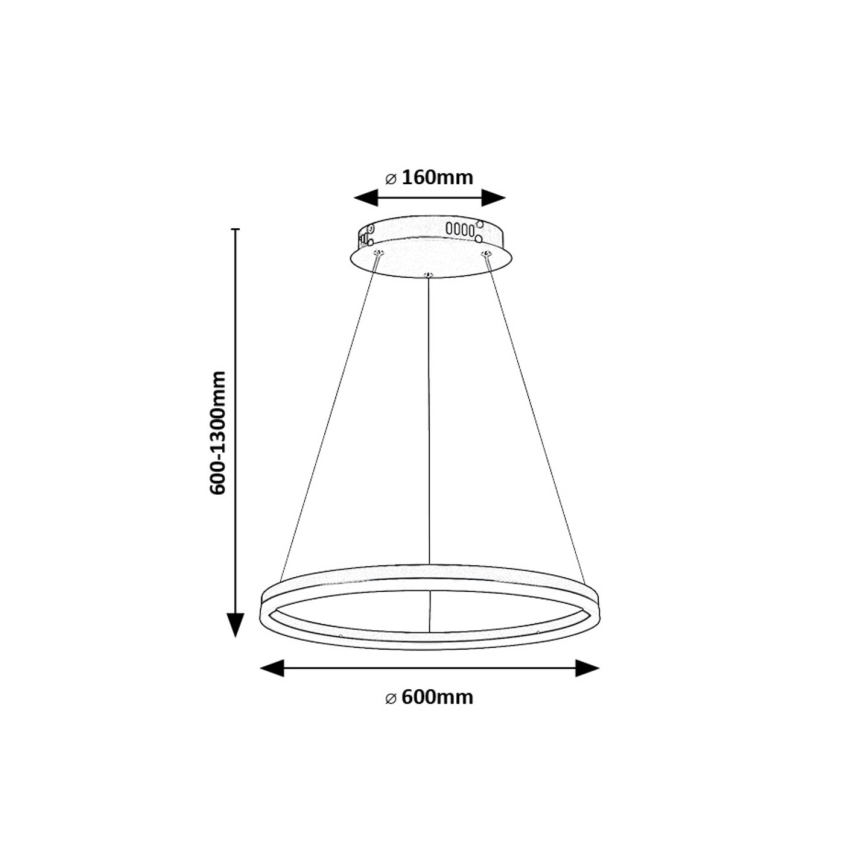 Rabalux - Suspension filaire LED/35W/230V 3000/4000/6500K