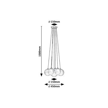 Rabalux - Suspension filaire 7xG9/25W/230V