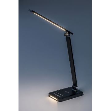 Rabalux 74213 - Lampe de table flexible à intensité variable avec recharge sans fil QI et USB LED/5W/5V 3000-6500K