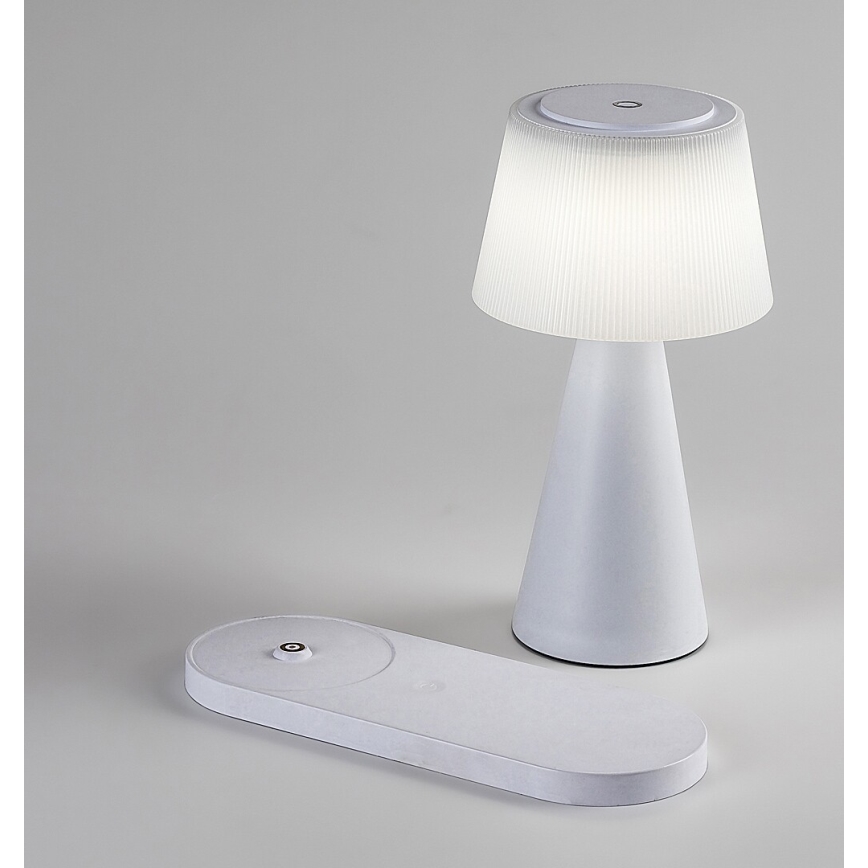 Rabalux - Lampe de table à intensité variable rechargeable avec charge sans fil LED/5W/5V 3000/4000/5000K