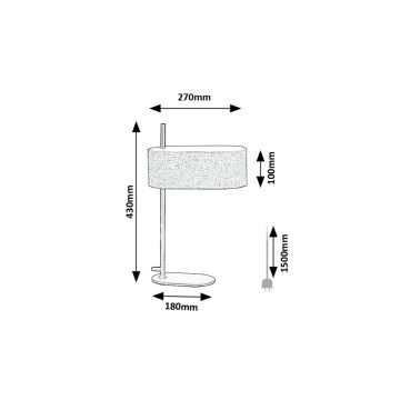 Rabalux - Lampe de table 1xE14/40W/230V