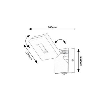 Rabalux - Applique murale salle de bain LED/5W/230V 4000K IP44