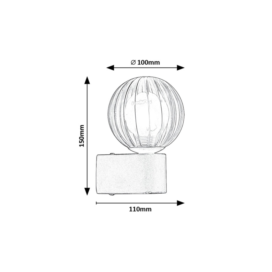 Rabalux - Applique murale extérieure 1xG9/3,5W/230V IP44