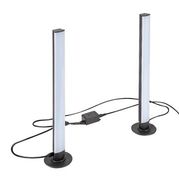 Rabalux - LOT x2 Lampe de table à intensité variable RGB PACO LED/5W/5V + télécommande