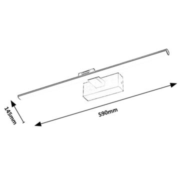 Rabalux - Applique de tableau LED/12W/230V 3000K 59 cm