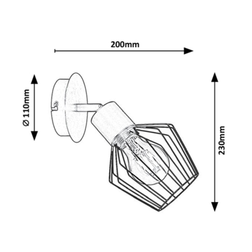 Rabalux - Applique murale 1xE27/40W/230V