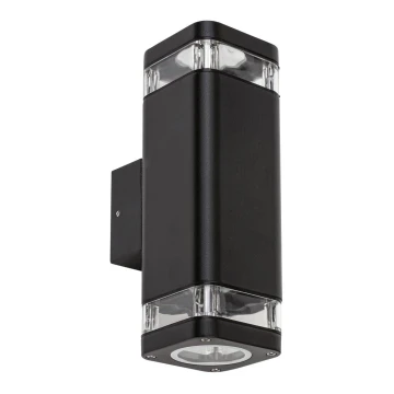 Rabalux - Applique murale extérieur 2xGU10/25W/230V IP44 noire