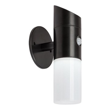 Rabalux - Applique murale solaire RGB avec détecteur LED/1W/3,7V IP44 noir