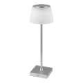 Rabalux - Lampe de table à intensité variable rechargeable LED/4W/3,7V 1800 mAh 3000-5000K IP44 argent