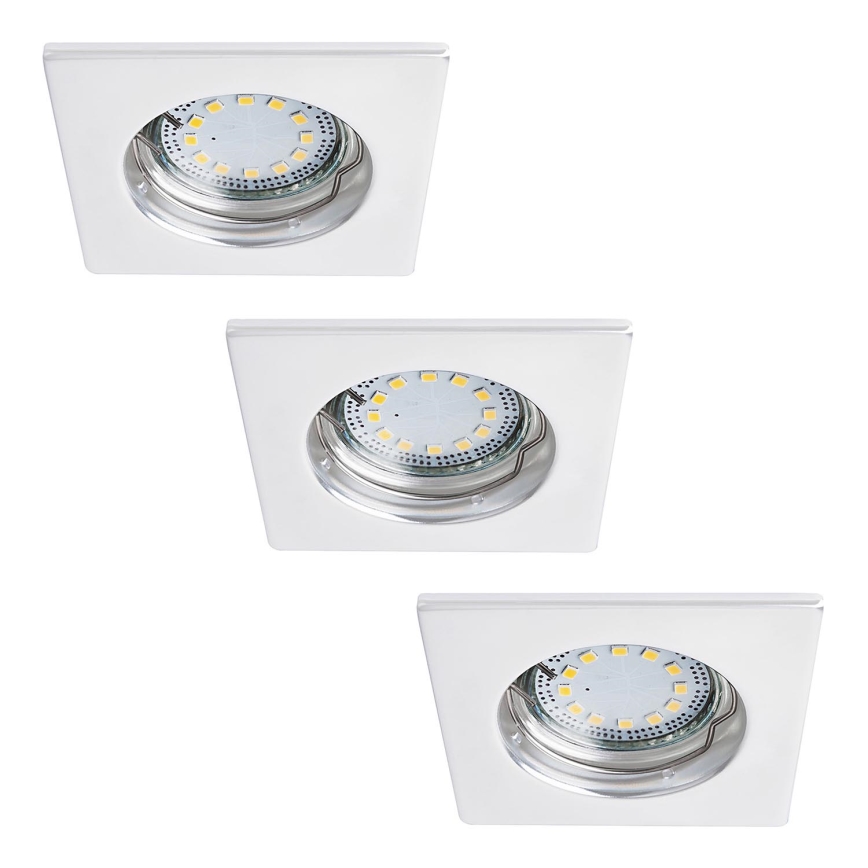 Rabalux - LOT 3x Spot encastrable de salle de bain 1xGU10/3W/230V IP44