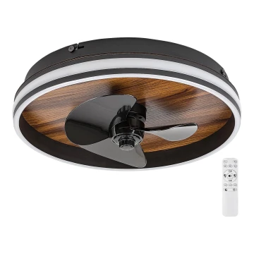 Rabalux - Plafonnier à intensité variable avec ventilateur LED/30W/230V 3000-6500K + télécommande