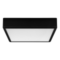 Rabalux - Plafonnier LED/22W/230V 3000/4000/6000K 21x21 cm noir