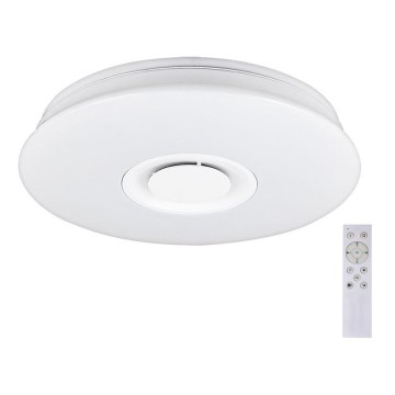 Rabalux - Plafonnier LED RGB à intensité variable 1xLED RGB/24W/230V + télécommande