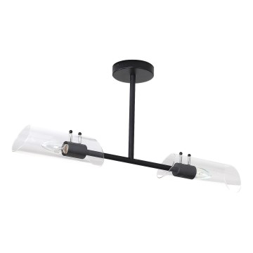 Rabalux - Suspension-barre salle de bain 2xE14/12W/230V IP44 noir