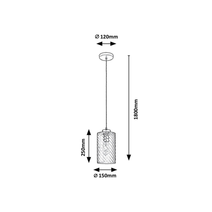 Rabalux - Suspension filaire 1xE27/40W/230V