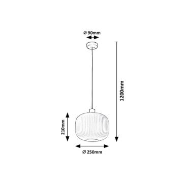 Rabalux - Suspension filaire 1xE27/60W/230V