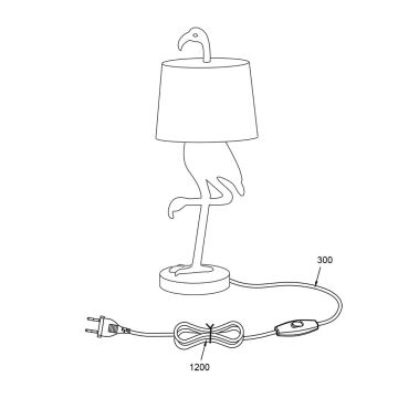 Reality - Lampe de table LOLA 1xE14/40W/230V