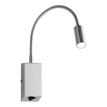 Redo 01-1195 - Petite lampe flexible HELLO LED/3W/230V chrome