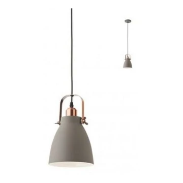 Redo 01-1273 - Suspension filaire ARNE 1xE27/42W/230V gris