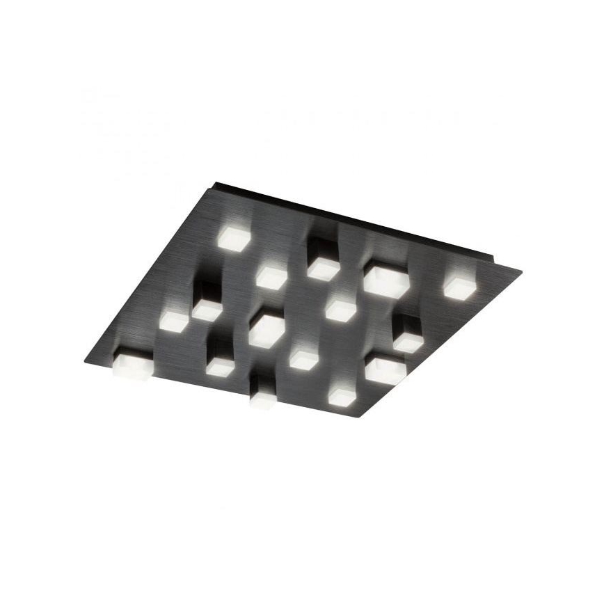 Redo 01-2017 - Plafonnier LED PIXEL LED/48W/230V 3000K 45x45 cm noir