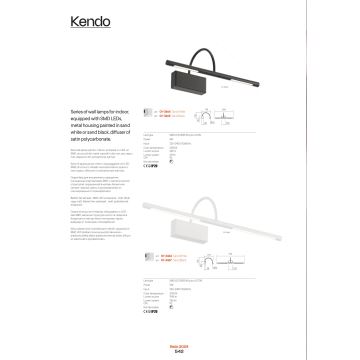 Redo 01-3464 - Applique LED pour tableau KENDO LED/6W/230V 34,4 cm CRI 92 blanc