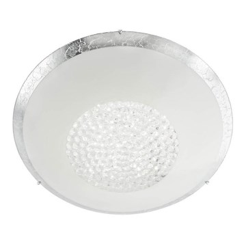 Redo 05-898 - Plafonnier LED en cristal RA LED/12W/230V d. 30 cm argent