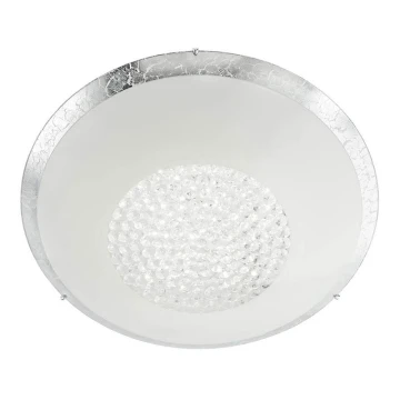 Redo 05-898 - Plafonnier LED en cristal RA LED/12W/230V d. 30 cm argent