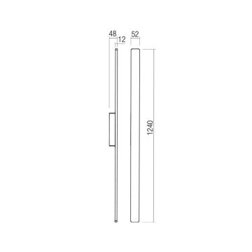 Redo 90430 - Applique murale extérieure REFLEXA LED/20W/230V 3000K IP54 blanc